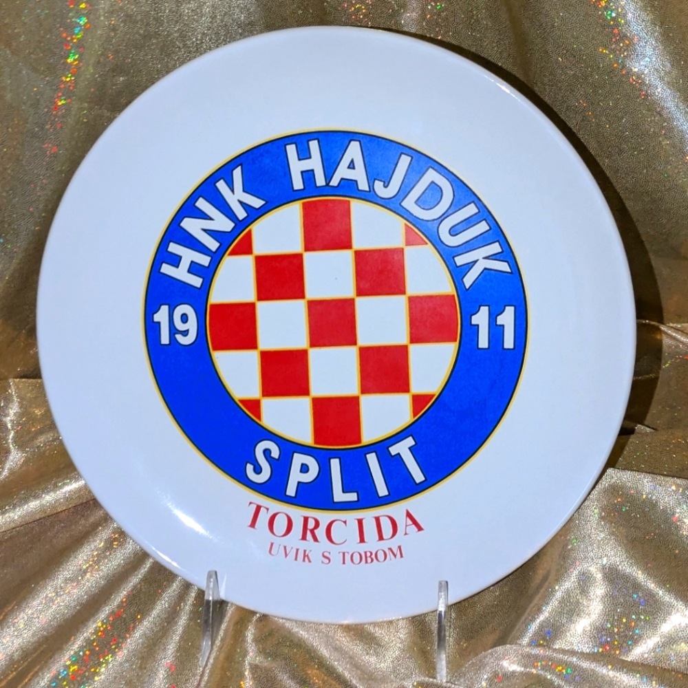 HNK Hajduk Split Decorative Plate Croatia